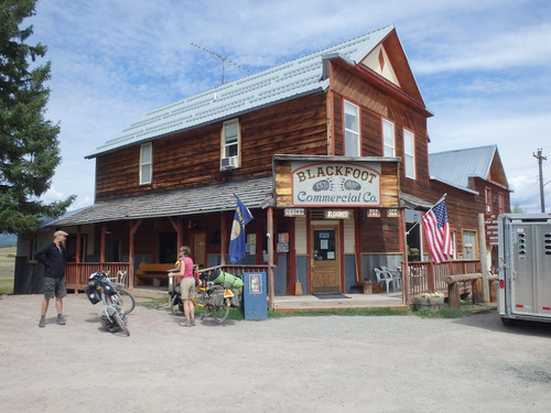 GDMBR: We arrived at the Ovando Commercial Company (established in 1897).